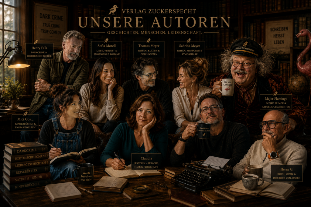 unsere Autoren beim Verlag Zuckerspecht