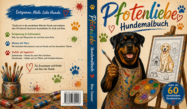 coverbild_pfotenliebe Pfotenliebe Hunde Malbuch