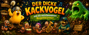 Mehr über den Artikel erfahren Der dicke Kackvogel und die verschwundenen Regenwürmer