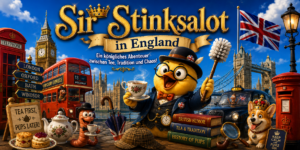 Mehr über den Artikel erfahren Kackvogel aka Sir Stinksalot besucht England