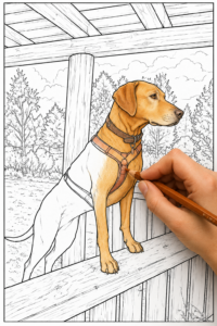 Hundemalbuch Hunde-Malbuch
